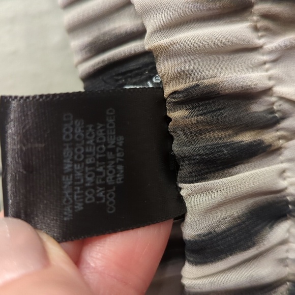 Wet Seal Y2K Pull On Maxi Skirt See Through Mini Lined Vintage Large Aztec Beach - Picture 6 of 8